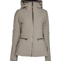 Ski Jassen|Wintersport-8848 Altitude  Vienna softshell winterjas dames beige
