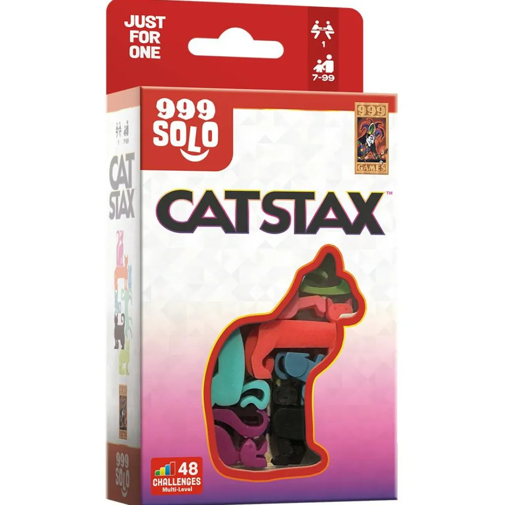 Buitenspelen & Spelletjes-999 Games Cat Stax breinbreker