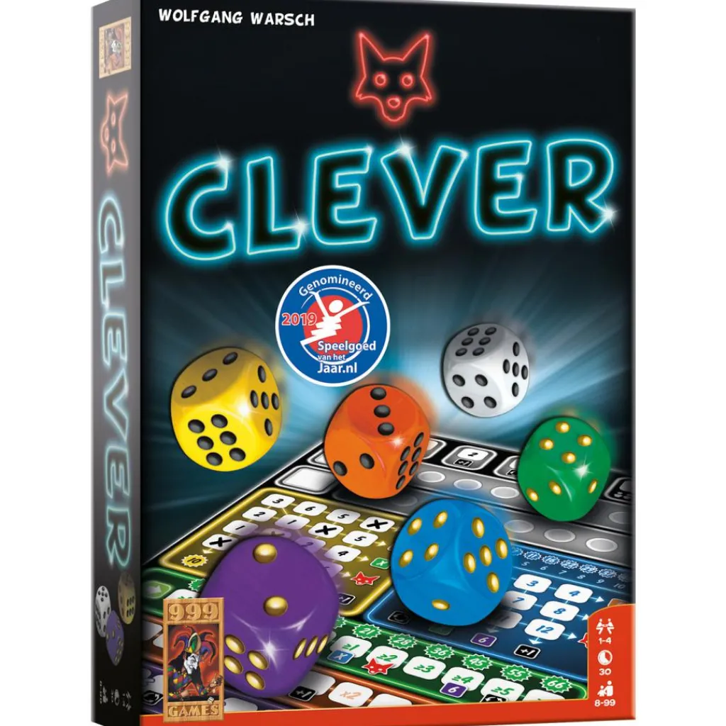 999 Games Clever dobbelspel< Buitenspelen & Spelletjes