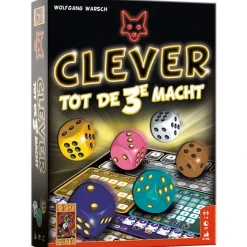 999 Games Clever tot de 3e macht dobbelspel< Buitenspelen & Spelletjes