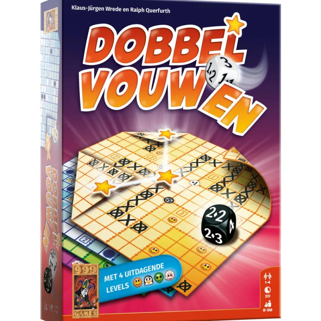 Buitenspelen & Spelletjes-999 Games Dobbel Vouwen dobbelspel
