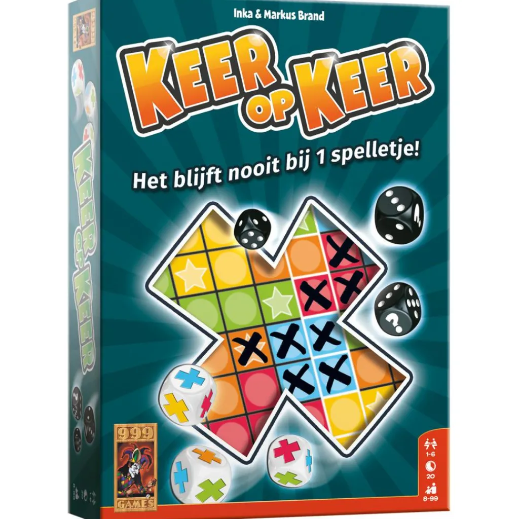 Buitenspelen & Spelletjes-999 Games Keer op Keer dobbelspel