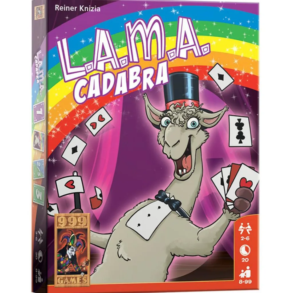 999 Games Lama: Cadabra kaartspel< Buitenspelen & Spelletjes