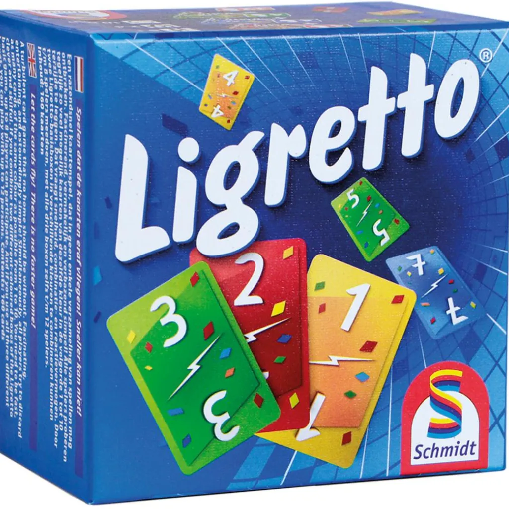 Buitenspelen & Spelletjes-999 Games Ligretto Blauw kaartspel