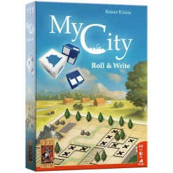 999 Games My City Roll & Write dobbelspel< Buitenspelen & Spelletjes