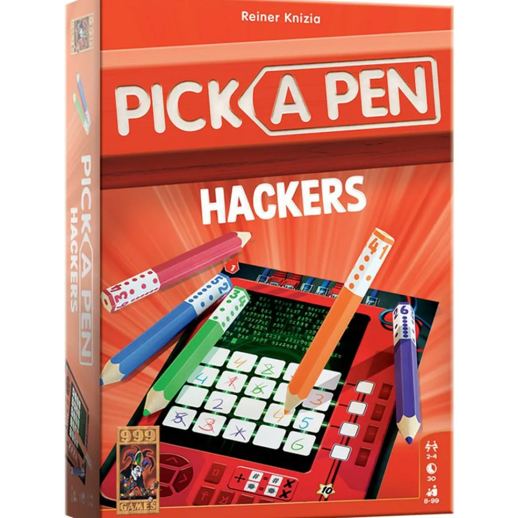 Buitenspelen & Spelletjes-999 Games Pick a Pen Hackers dobbelspel
