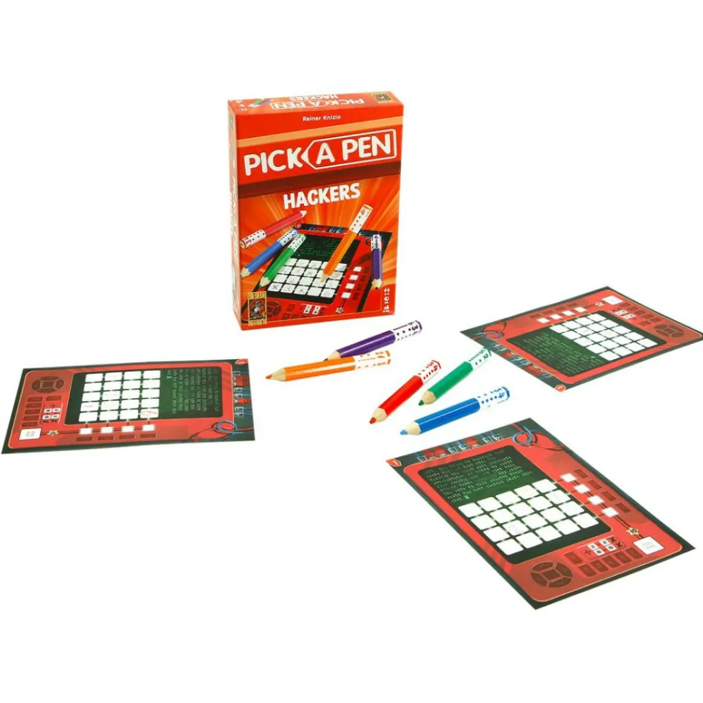 Buitenspelen & Spelletjes-999 Games Pick a Pen Hackers dobbelspel