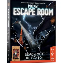Buitenspelen & Spelletjes-999 Games  Pocket Escape Room: Black-out in Tokio