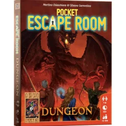Buitenspelen & Spelletjes-999 Games Pocket Escape Room: Dungeon kaartspel
