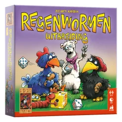 Buitenspelen & Spelletjes-999 Games Regenwormen uitbreiding dobbelspel