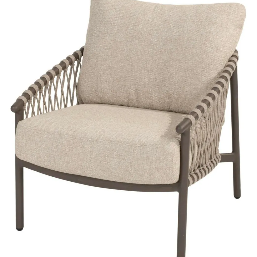 Tuinstoelen-4 Seasons Outdoor Allora loungestoel terre