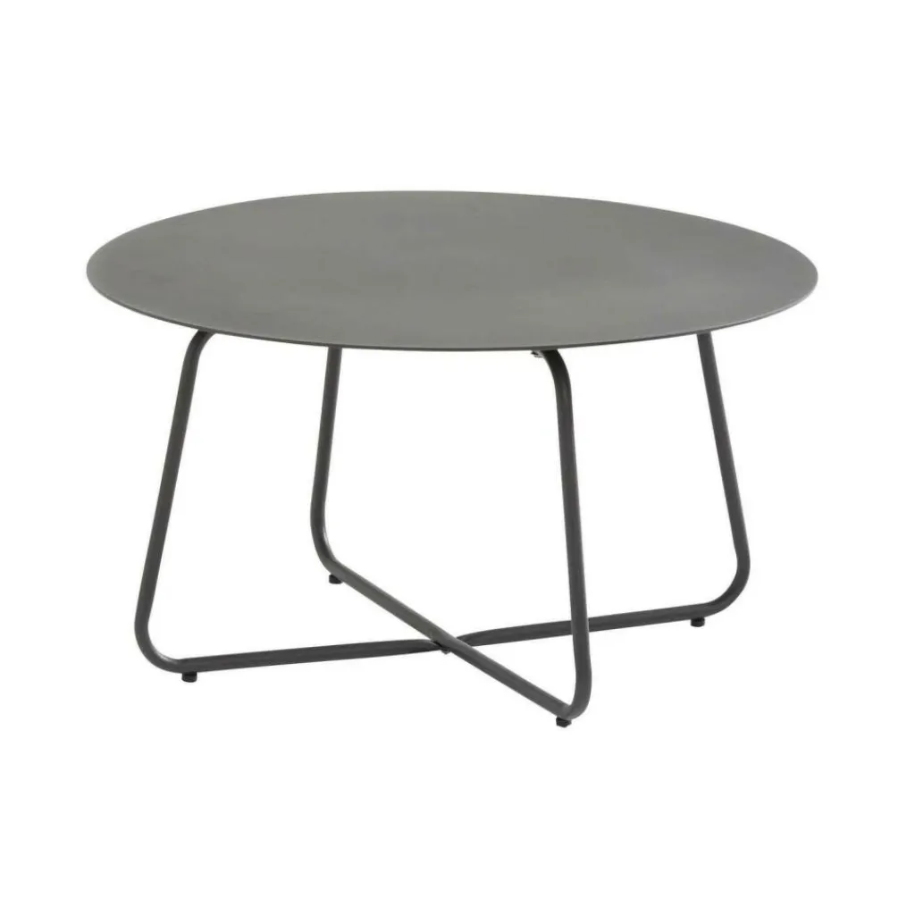 Tuintafels-4 Seasons Outdoor Dali salontafel ø 73 antraciet