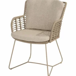4 Seasons Outdoor Fabrice dining tuinstoel latte< Tuinstoelen
