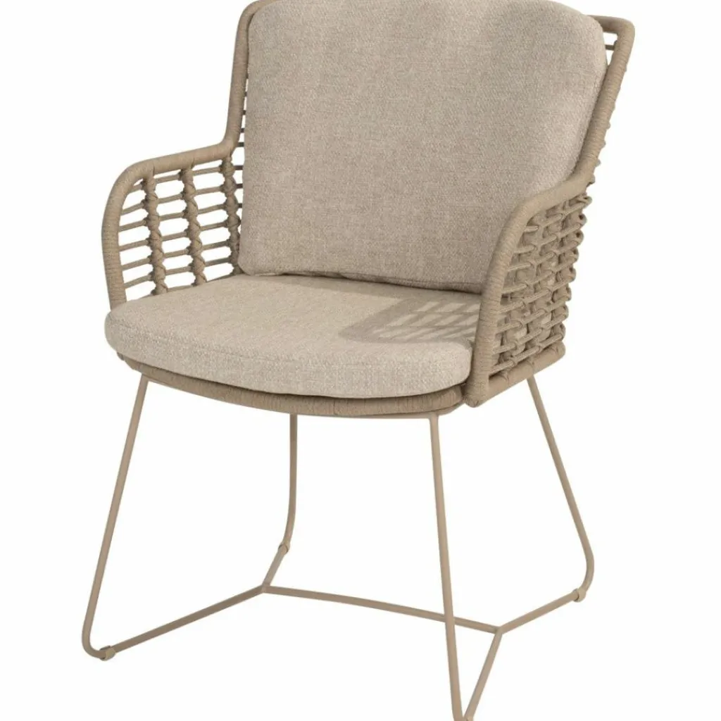 4 Seasons Outdoor Fabrice dining tuinstoel latte< Tuinstoelen