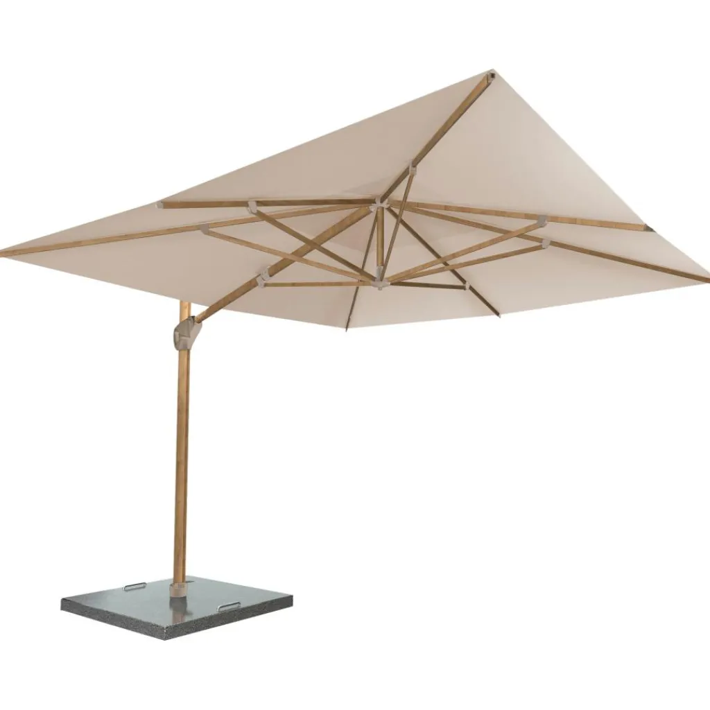 4 Seasons Outdoor Hacienda parasol 300 x 400 cm zand< Parasols
