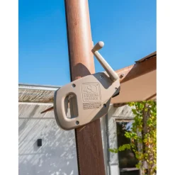 4 Seasons Outdoor Hacienda parasol 300 x 400 cm zand< Parasols