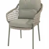4 Seasons Outdoor  Jura dining tuinstoel latte olive< Tuinstoelen