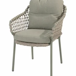 4 Seasons Outdoor Jura dining tuinstoel latte olive< Tuinstoelen