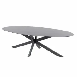 Tuintafels-4 Seasons Outdoor Privada Tuintafel Ellipse 240 x 107 anthracite