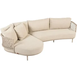 Loungesets-4 Seasons Outdoor  Sardinia Chaise loungeset latte