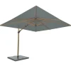 Parasols-4 Seasons Outdoor  Siesta Premium parasol 300 x 300 charcoal wood