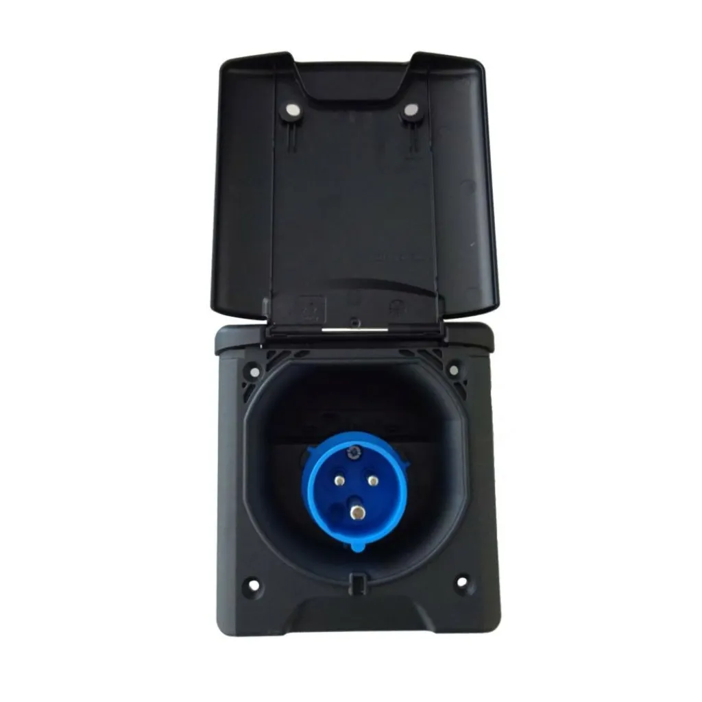 ABL CEE invoerdoos zwart< Camping Elektra