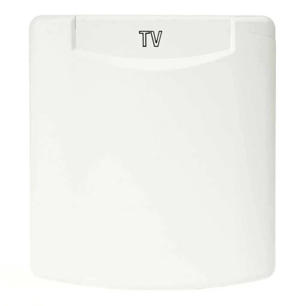 Camping Elektra-ABL 12V en TV wanduitvoerdoos wit