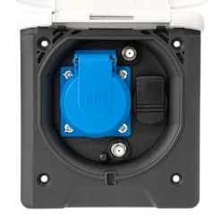 Camping Elektra-ABL 12V en TV wanduitvoerdoos wit