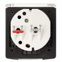 Camping Elektra-ABL 12V en TV wanduitvoerdoos wit