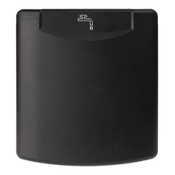 Tankdoorvoeren & Afvoerpluggen-ABL Watertank vulopening invoerdoos zwart