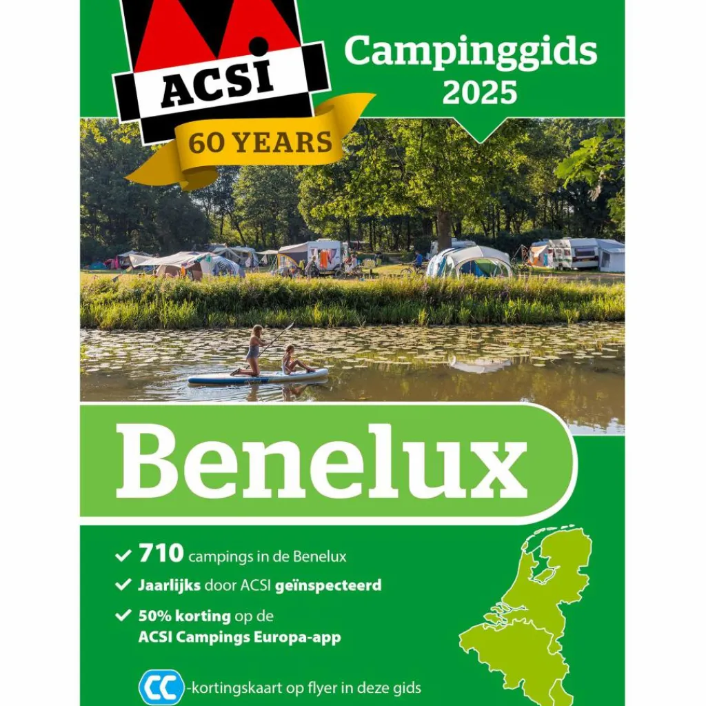 Reisboeken & Kaarten-Acsi Benelux campinggids 2025