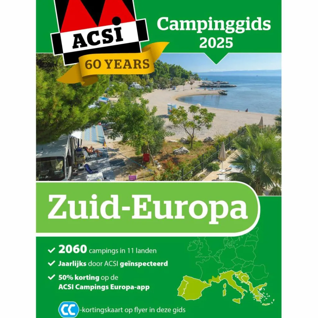 Reisboeken & Kaarten-Acsi Zuid-Europa campinggids 2025
