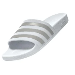adidas Adilette Aqua slippers cloud white platinum metallic< Badslippers|Slippers