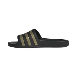 Badslippers|Slippers-adidas Adilette Aqua slippers core black gold metallic