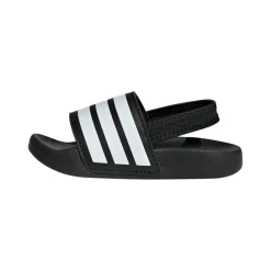 Badslippers|Slippers-adidas Adilette Estrap slippers junior peuter black