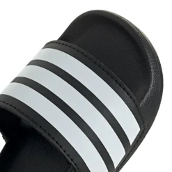 Badslippers|Slippers-adidas Adilette Estrap slippers junior peuter black