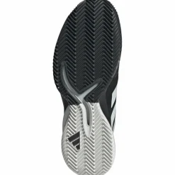 Tennisschoenen-adidas Adizero Cybersonic 2 Clay tennisschoenen heren core black zero metalic carbon