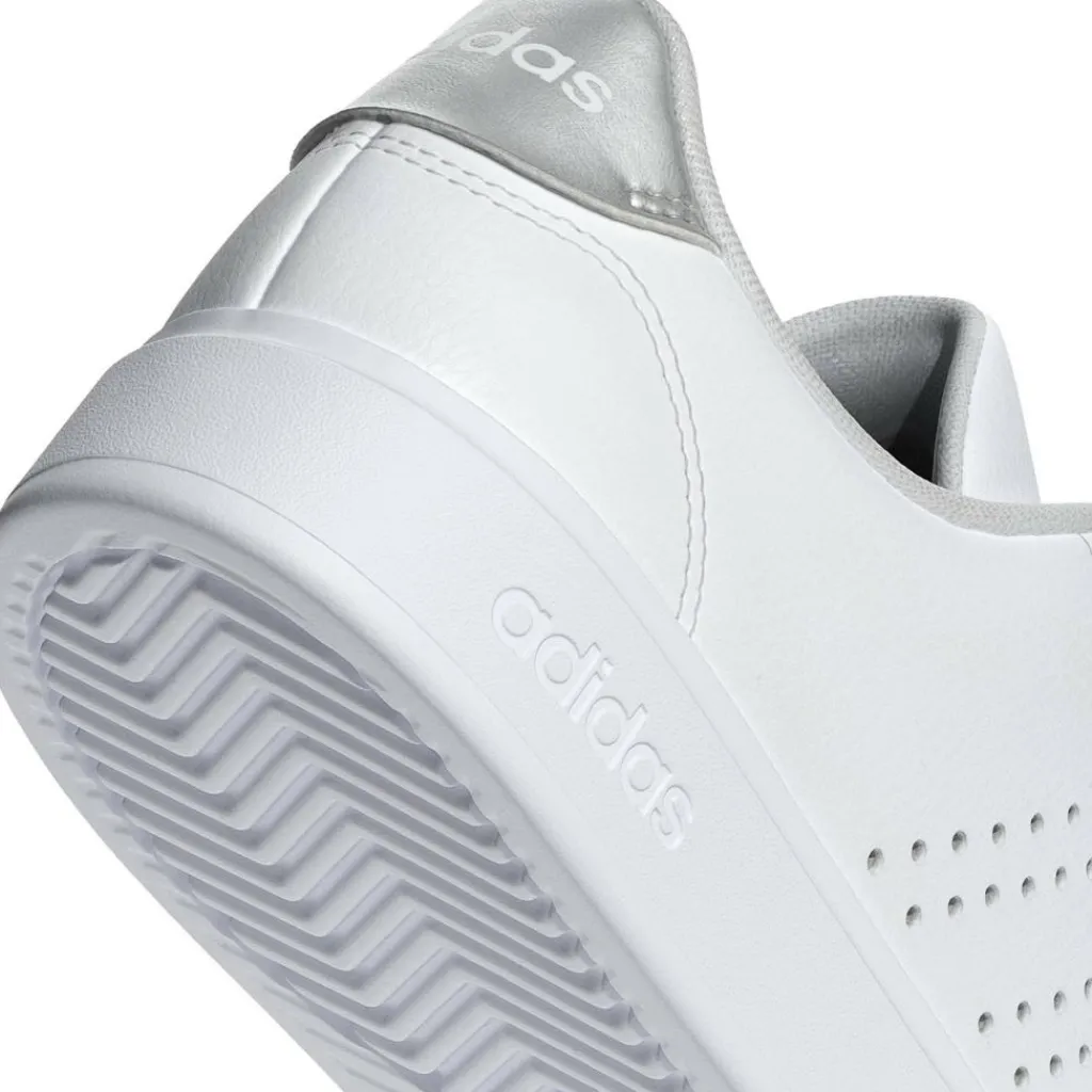 Schoenen-adidas Advantage 2.0 schoenen dames cloud white grey two silver metallic
