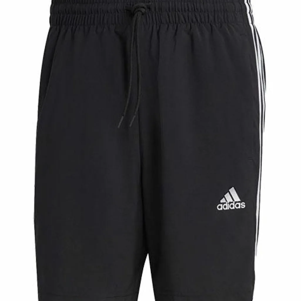 adidas Aeroready Essentials Chelsea 3-Stripes short heren black white< Sportbroek