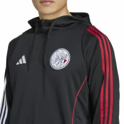 adidas Ajax Tiro 24 hoodie heren black white bold red< Voetbalkleding