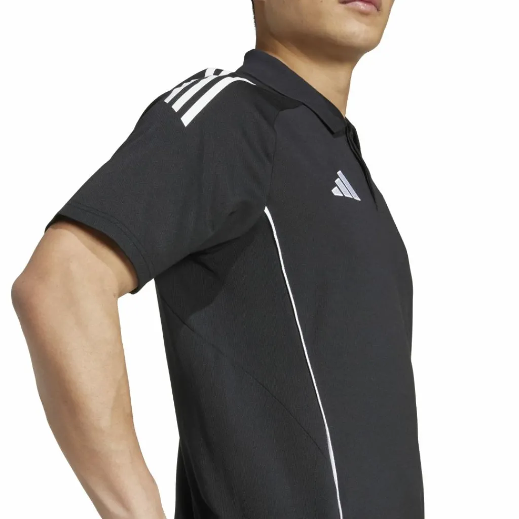 adidas Ajax Tiro 25 polo heren black white bold red< Voetbalkleding