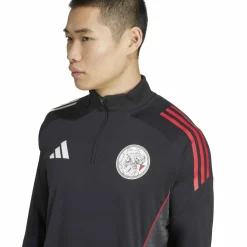 adidas Ajax Tiro 25 trainingsshirt heren black white bold red< Voetbalkleding