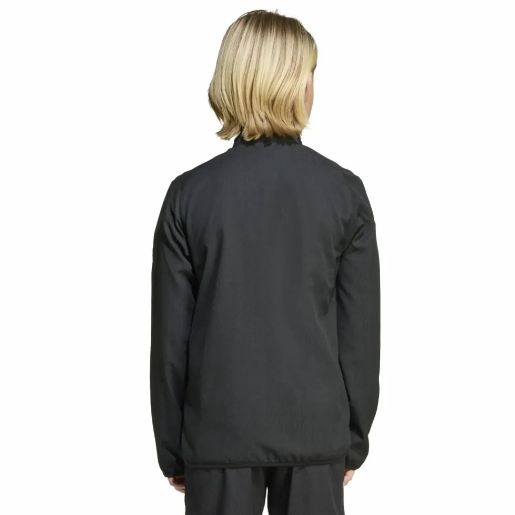 Voetbalkleding-adidas Ajax Tiro 25 trainingsjack junior black white bold red