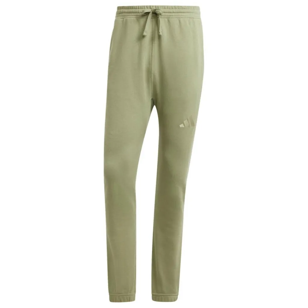 adidas ALL SZN French Terry Regular Tapered joggingbroek heren tent green< Broeken