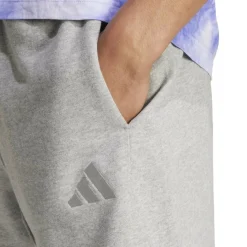 Broeken-adidas ALL SZN French Terry short heren medium grey  heather