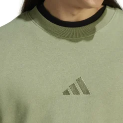 Truien & Vesten-adidas ALL SZN French Terry Crew sweater heren tent green