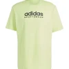 adidas ALL SZN Graphic shirt heren pulse lime< Shirts, Polo's & Blouses