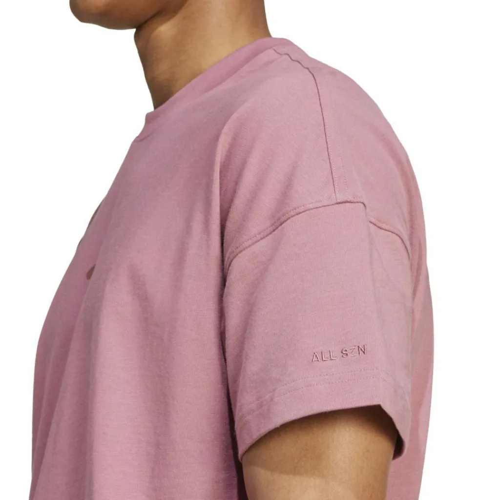 adidas ALL SZN shirt heren preloved crimson< Shirts, Polo's & Blouses