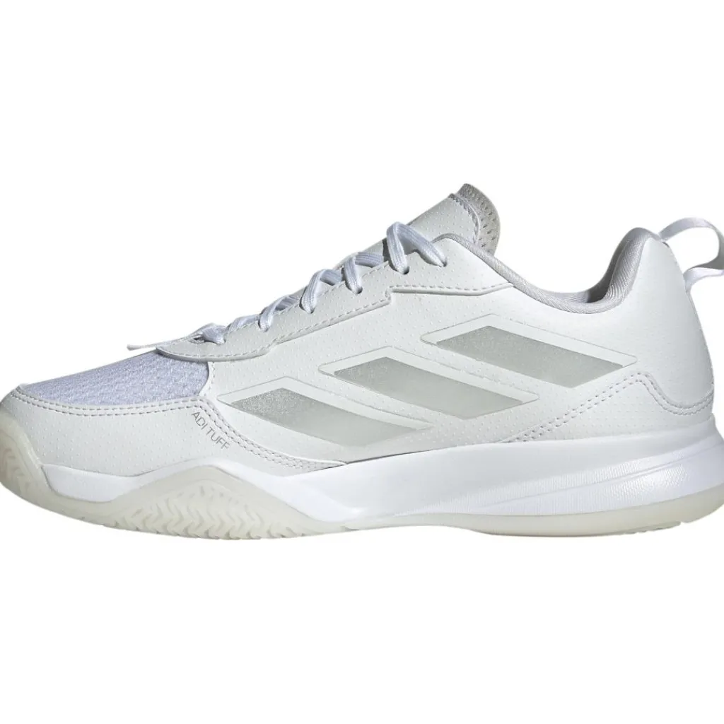 Tennisschoenen-adidas Avaflash tennisschoenen dames cloud white cloud white silver metallic