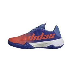 Tennisschoenen-adidas Barricade tennisschoenen heren lucid blue solar red blue fusion